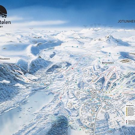 Leilighet Beitostolen Sentrum, Terrasse Og Innendors Parkering Buitenkant foto